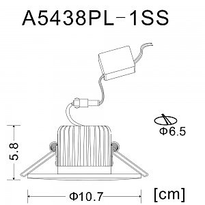 Встраиваемый светильник Arte Lamp Track Lights A5438PL-1SS