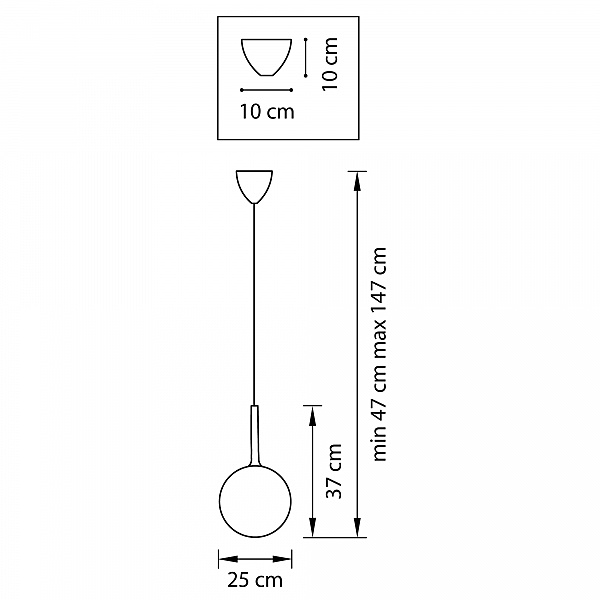 Светильник подвесной Lightstar Globo 813031