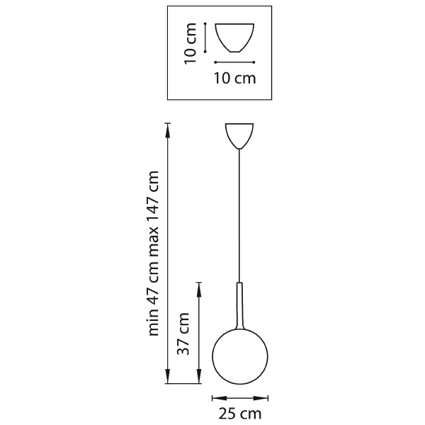 Светильник подвесной Lightstar Globo 813031