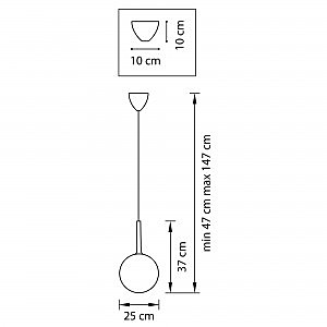 Светильник подвесной Lightstar Globo 813031