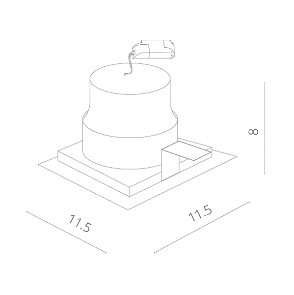 Карданный светильник Arte Lamp Privato A7007PL-1BK