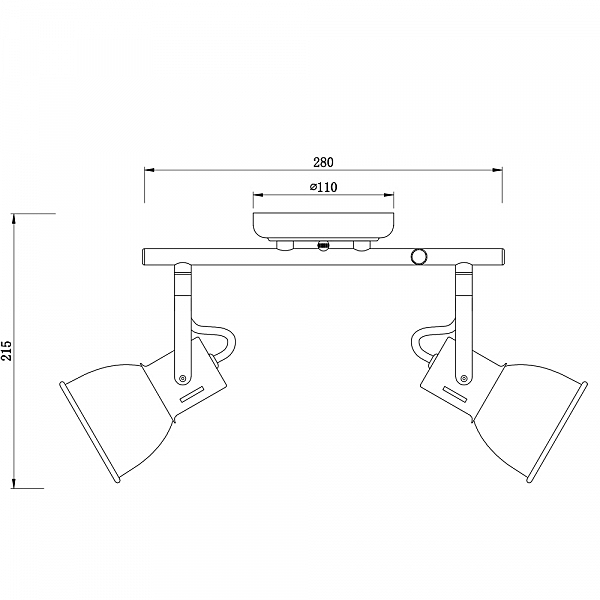 Светильник спот Arte Lamp Jovi A1677PL-2WH