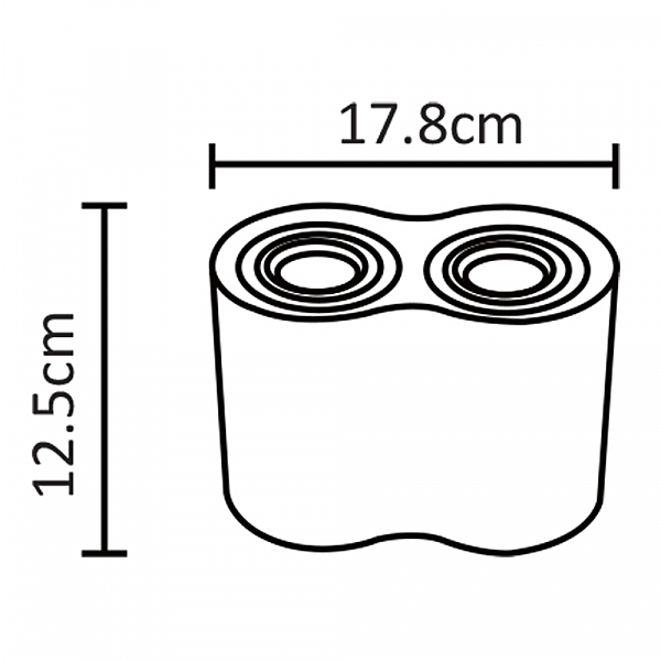 Накладной светильник Arte Lamp Falcon A5644PL-2WH