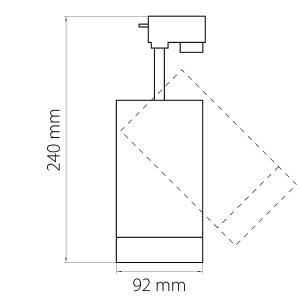 Трековый светильник Lightstar Canno 303272