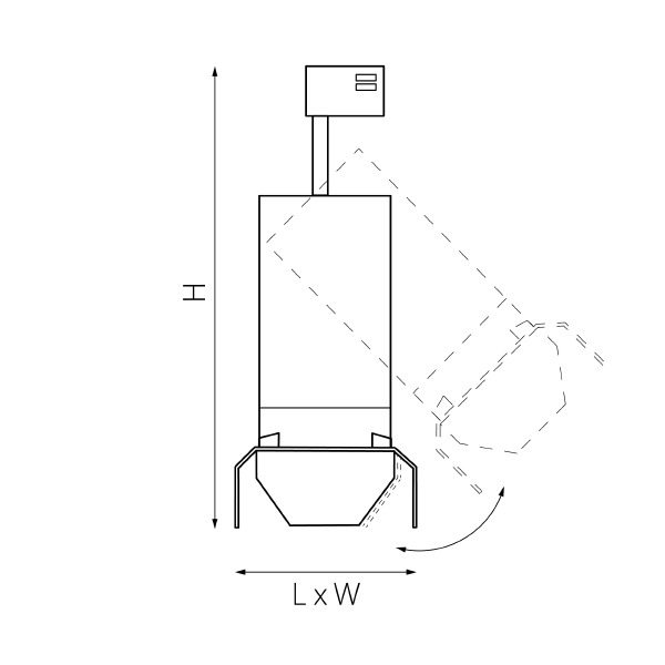 Трековый светильник Lightstar Canno C156496