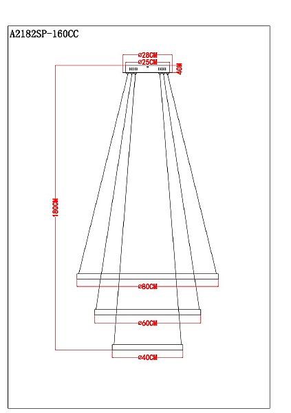 Подвесная люстра Arte Lamp Orione A2182SP-160CC