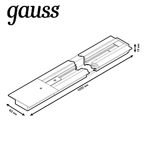 Шинопровод Gauss Track TR129