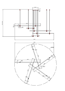 Подвесная люстра Arte Lamp Errai A2195SP-5BK