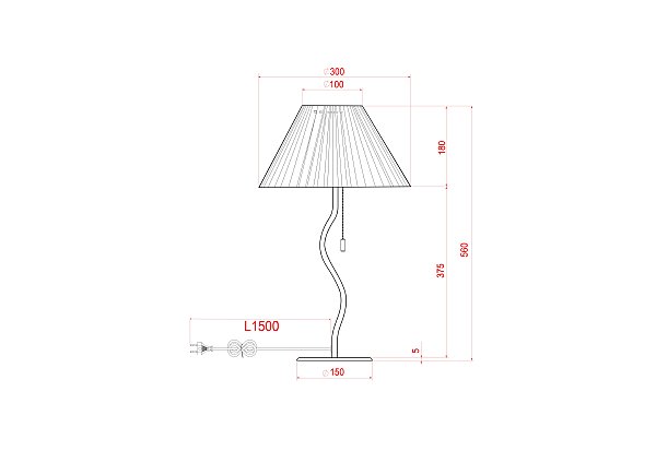 Настольная лампа Arte Lamp Agatha A5069LT-1BK