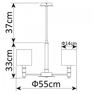 Потолочная люстра Arte Lamp Circolo A9519LM-5BR