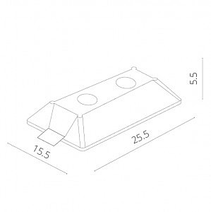 Встраиваемый светильник Arte Lamp INVISIBLE A9215PL-2WH