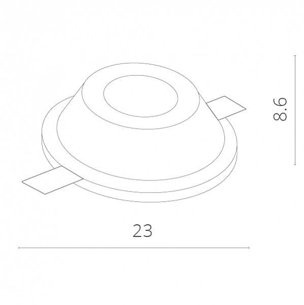 Встраиваемый светильник Arte Lamp INVISIBLE A9271PL-1WH