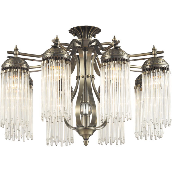 

Потолочная люстра N-Light N-Light 663 663-08-52 antique br