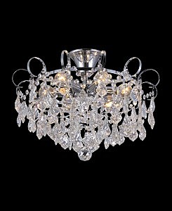 Потолочная люстра Natali Kovaltseva Happy HAPPY DIAMONDS 11545/6C CHROME