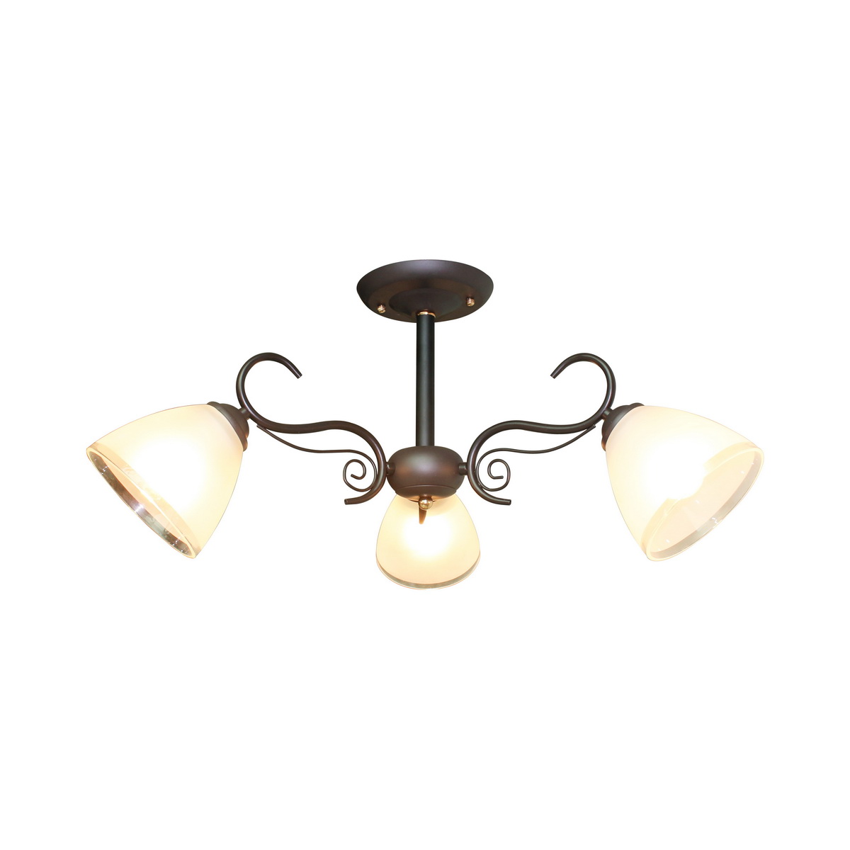 

Потолочная люстра ID lamp Marsell 277/3PF-Black