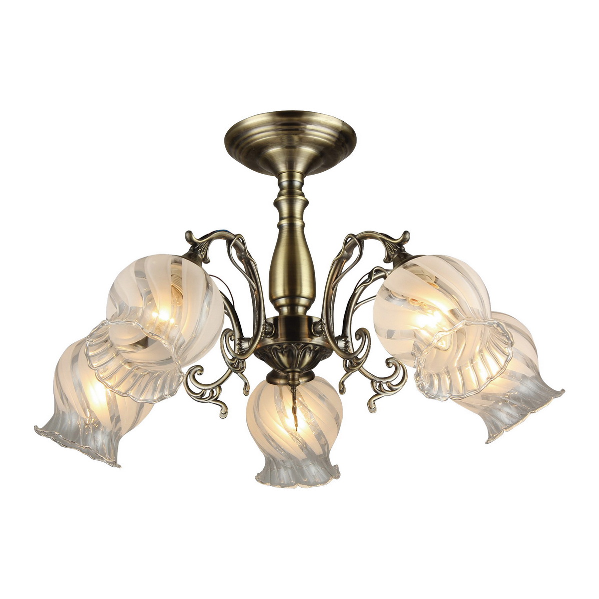 

Потолочная люстра ID lamp Dorotea 289/5PF-Oldbronze