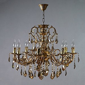Подвесная люстра Ambiente Alicante 8888/8 AB Honey Leaf