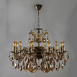 Подвесная хрустальная люстра Granada Ambiente 2118/10 PB New Leaf