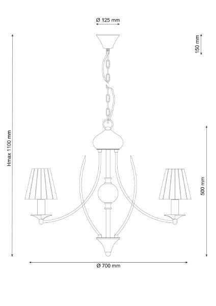 Подвесная люстра Lucia Tucci Milano MILANO 115.6