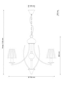 Подвесная люстра Lucia Tucci Milano MILANO 115.6