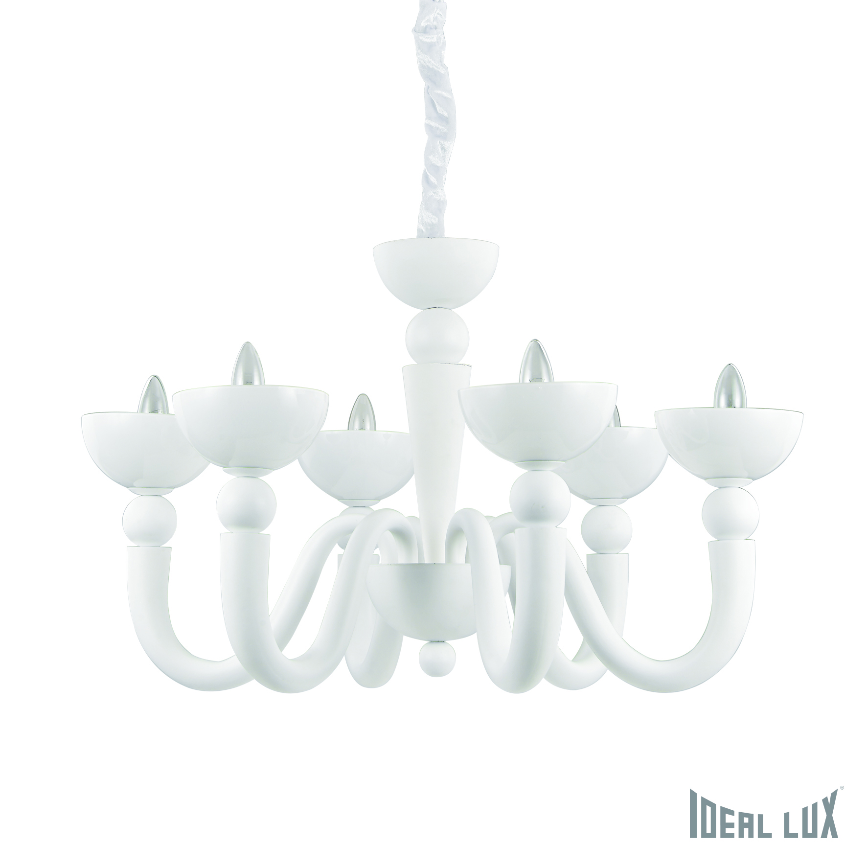 

Подвесная люстра Ideal Lux Bon Bon BON BON SP6 BIANCO