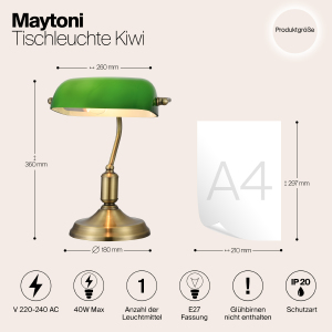 Настольная лампа Maytoni Kiwi Z153-TL-01-BS