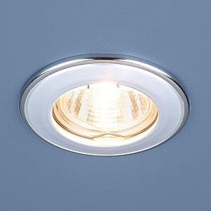 Встраиваемый светильник Elektrostandard 7002 7002 MR16 WH/SL белый/серебро