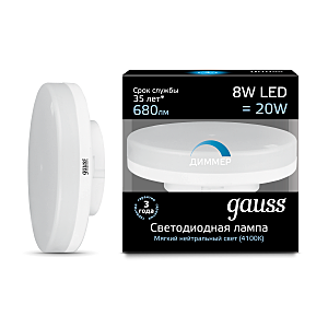 Светодиодная лампа Gauss 108408208-D