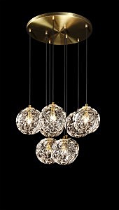 Светильник подвесной Glassburg­ Luna LUNA 150 round 8-base-450 mm