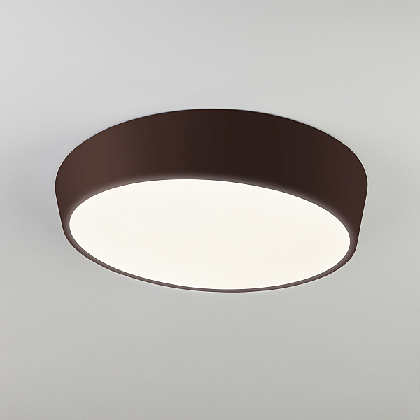 Потолочный LED светильник Eurosvet Visual 90113/1 коричневый