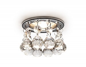 Встраиваемый светильник Ambrella Crystal K2051 CH/CL