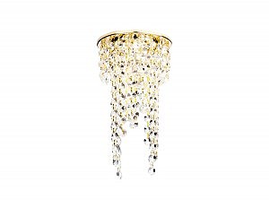 Встраиваемый светильник Ambrella Crystal K2071 G/CL