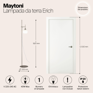 Торшер Maytoni Erich MOD221-FL-01-N