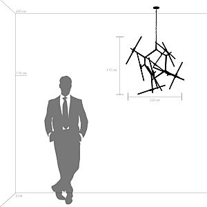Подвесная люстра Lightstar Struttura 742203