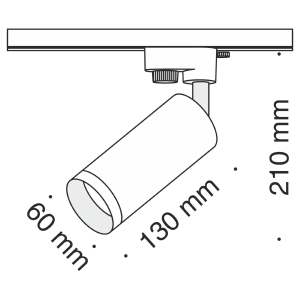Трековый светильник Maytoni Focus Unity TR004-1-GU10-W