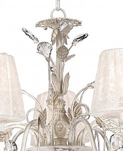Люстра подвесная с цветочками Аурели H17081/7RGD Lumien Hall