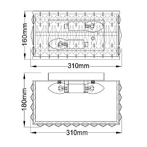 Настенное бра MW Light Монарх 121022202