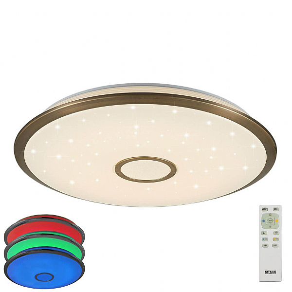 Потолочный LED светильник Citilux Старлайт CL703103RGB