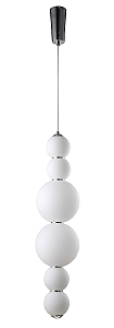 Светильник подвесной Crystal Lux Desi DESI SP6 CHROME/WHITE