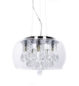 Подвесная хрустальная люстра Tosso Lumina Deco LDP 8066-400 PR