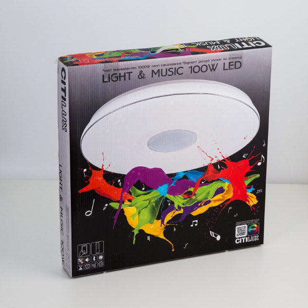 Светильник потолочный Citilux Light & Music CL703M100