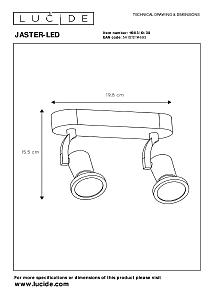 Светильник спот Lucide Jaster-Led 11903/10/30