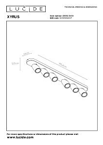 Светильник спот Lucide Xyrus 23954/31/31