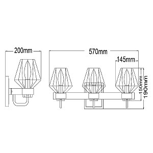 Настенное бра MW Light Джестер 104022203