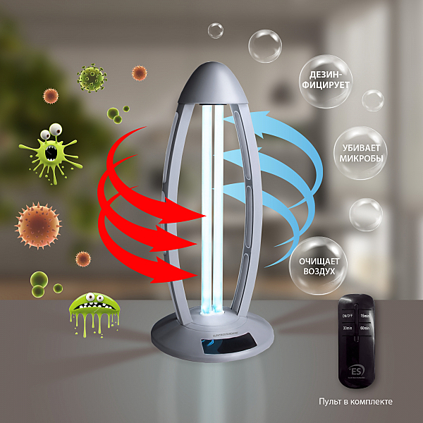 Бактерицидная лампа Elektrostandard Бактерицидные светильники Бактерицидный светильник UVL-001 Серебро