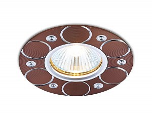 Встраиваемый светильник Ambrella Alum A808 AL/BR