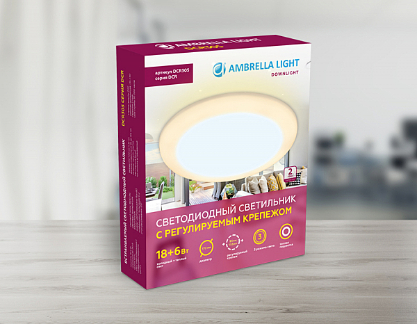 Встраиваемый светильник Ambrella Downlight DCR305