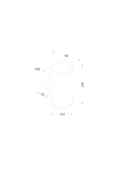 Настенный светильник Maytoni Focus S C068WL-01MG