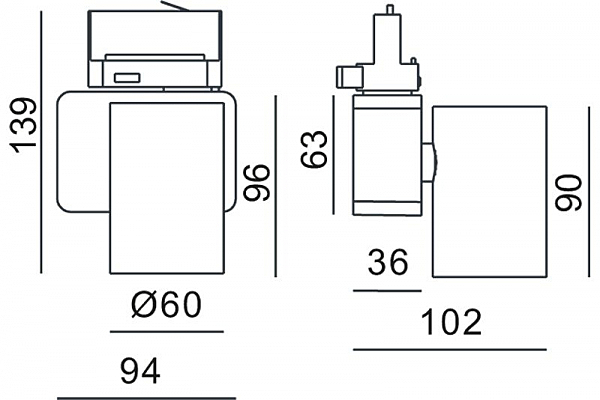 Трековый светильник Deko-Light Nihal Mini 707055