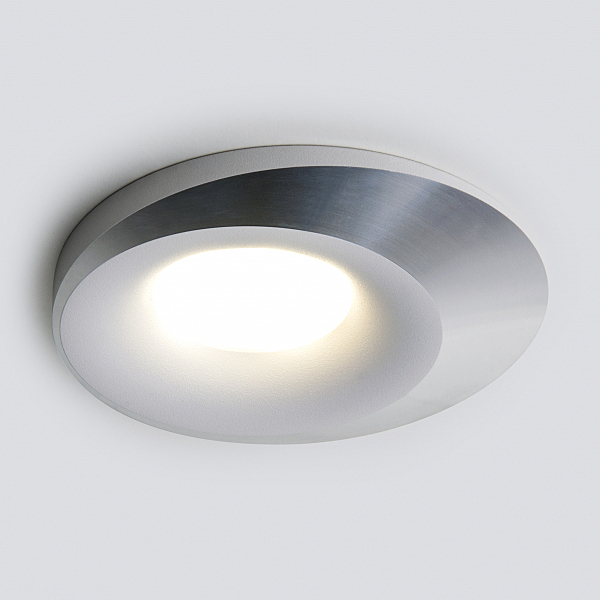 Встраиваемый светильник Elektrostandard 124 MR16 124 MR16 белый/серебро